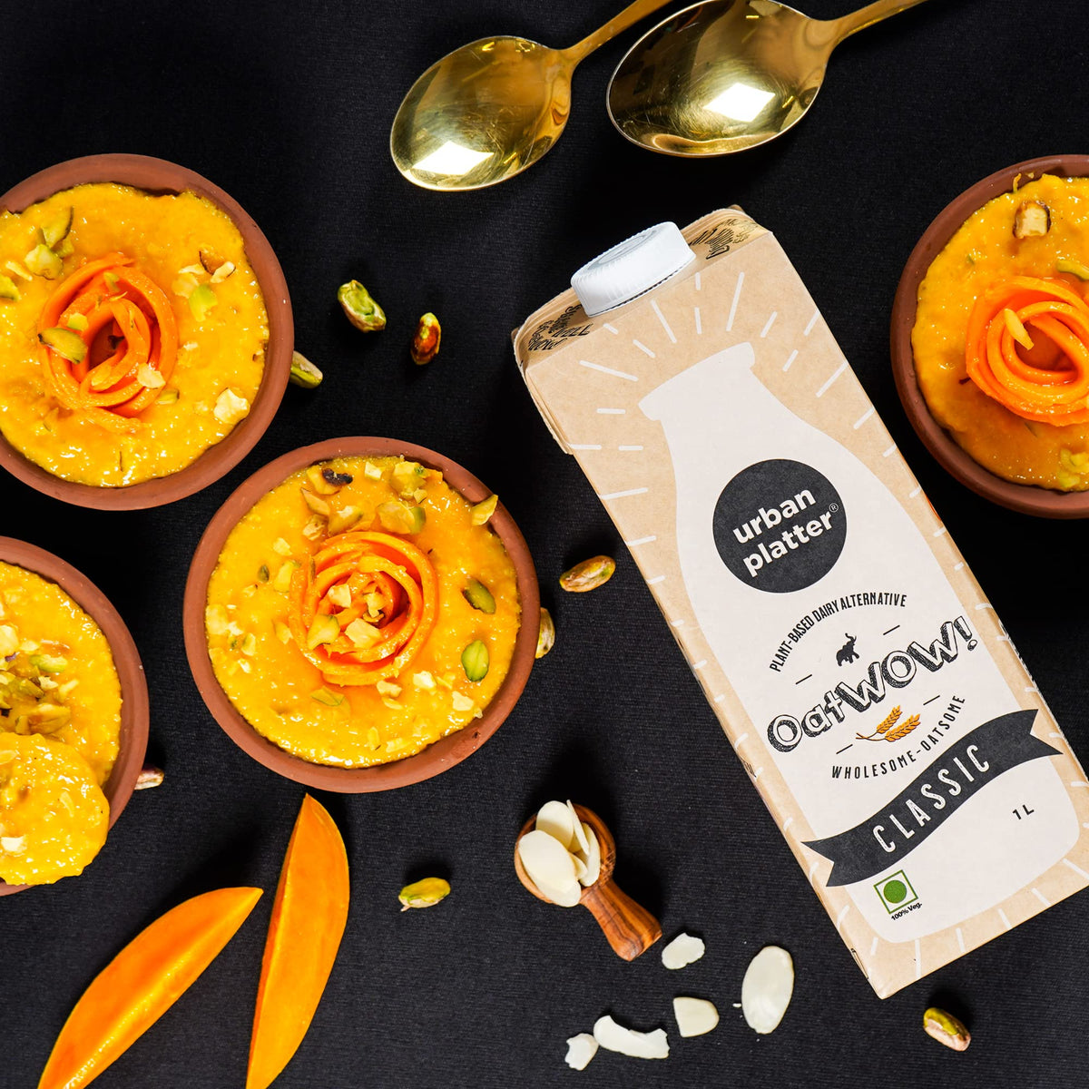 OatWOW! Classic Oat Beverage, 1L (Pack of 3, Plant-Based Milk Alternative | Dairy-Free & Lactose-Free | No Added Sugar | For Coffee, Chai, Smoothies & Sweets)