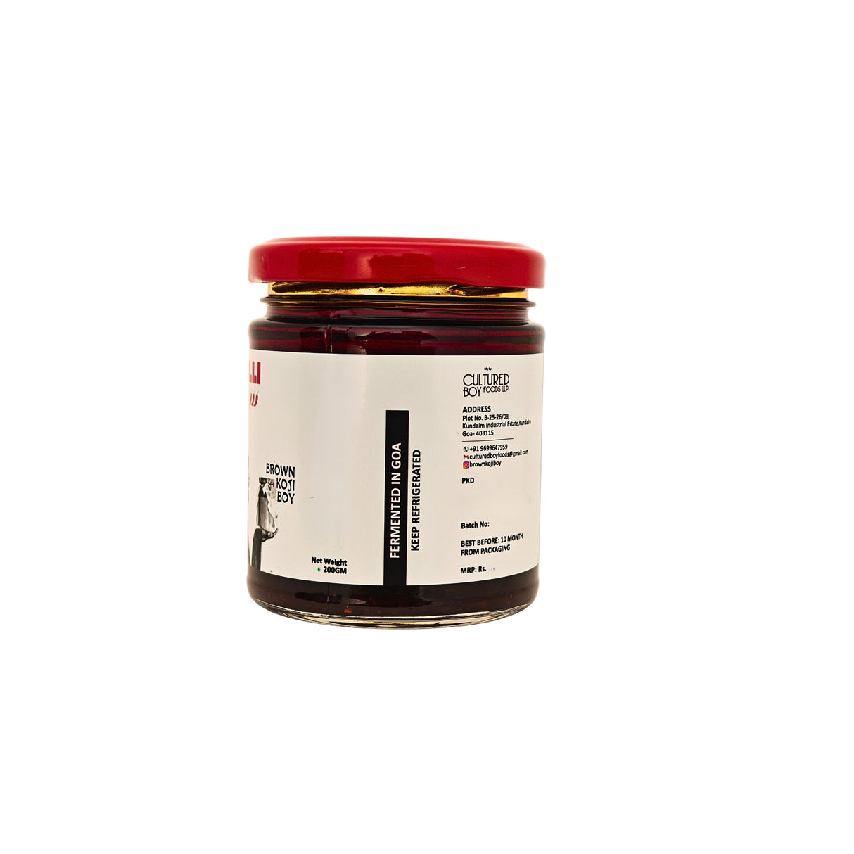 Brown Koji Boy Miso Chilli Oil, 250g (Umami-Rich Chilli Oil)