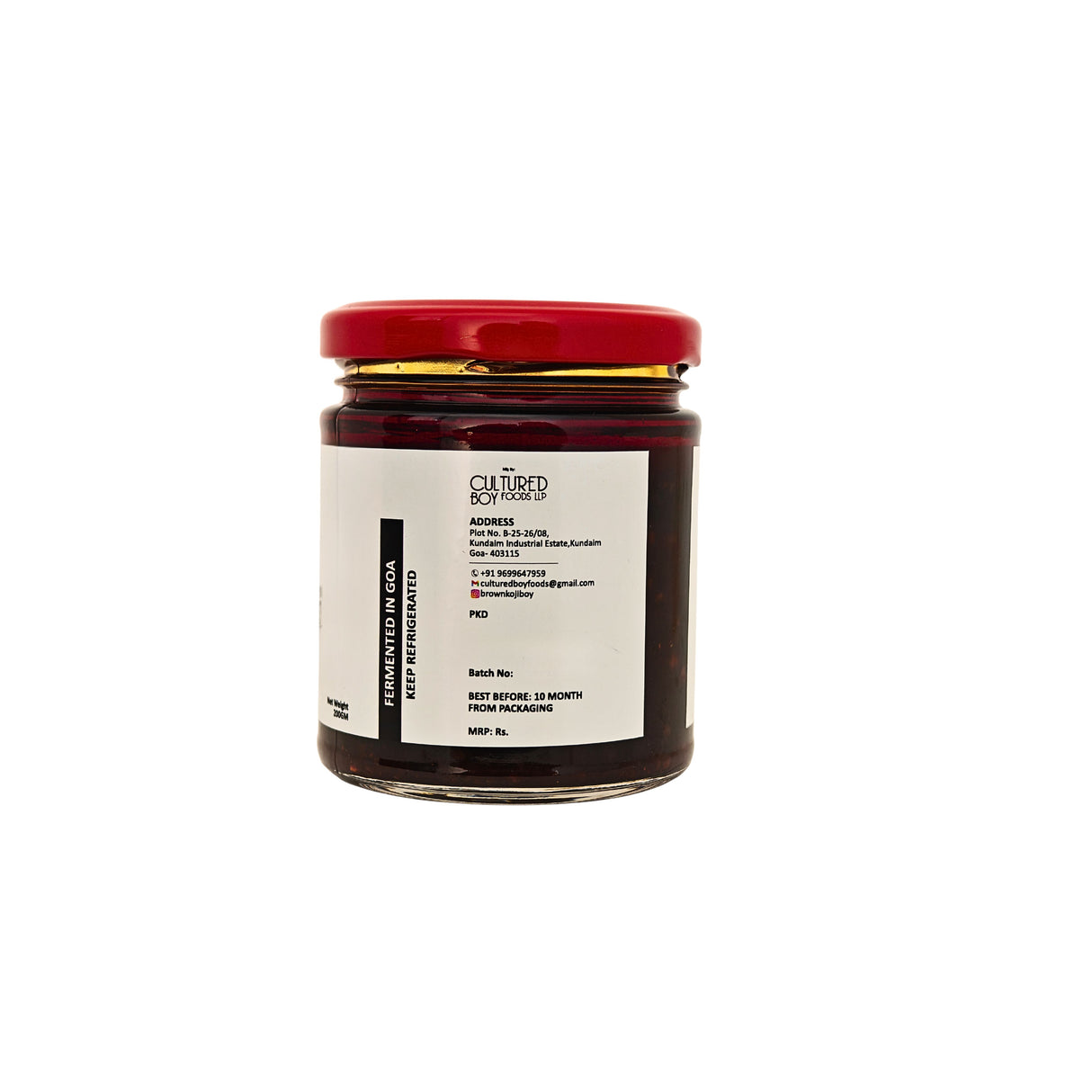 Brown Koji Boy Miso Chilli Oil, 250g (Umami-Rich Chilli Oil)
