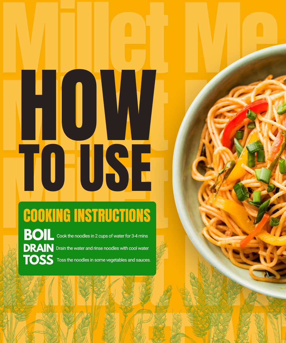 Millet Me Quinoa Noodles, 220g (Complete Protein & Premium Superfood)