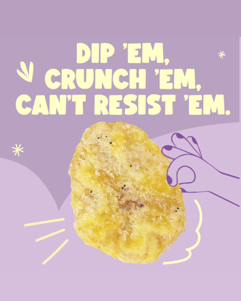 Truffle Banana Chips, 50g (Sweet & Savoury Gourmet Snack, Rich Truffle Flavour, Crispy Banana Chips)