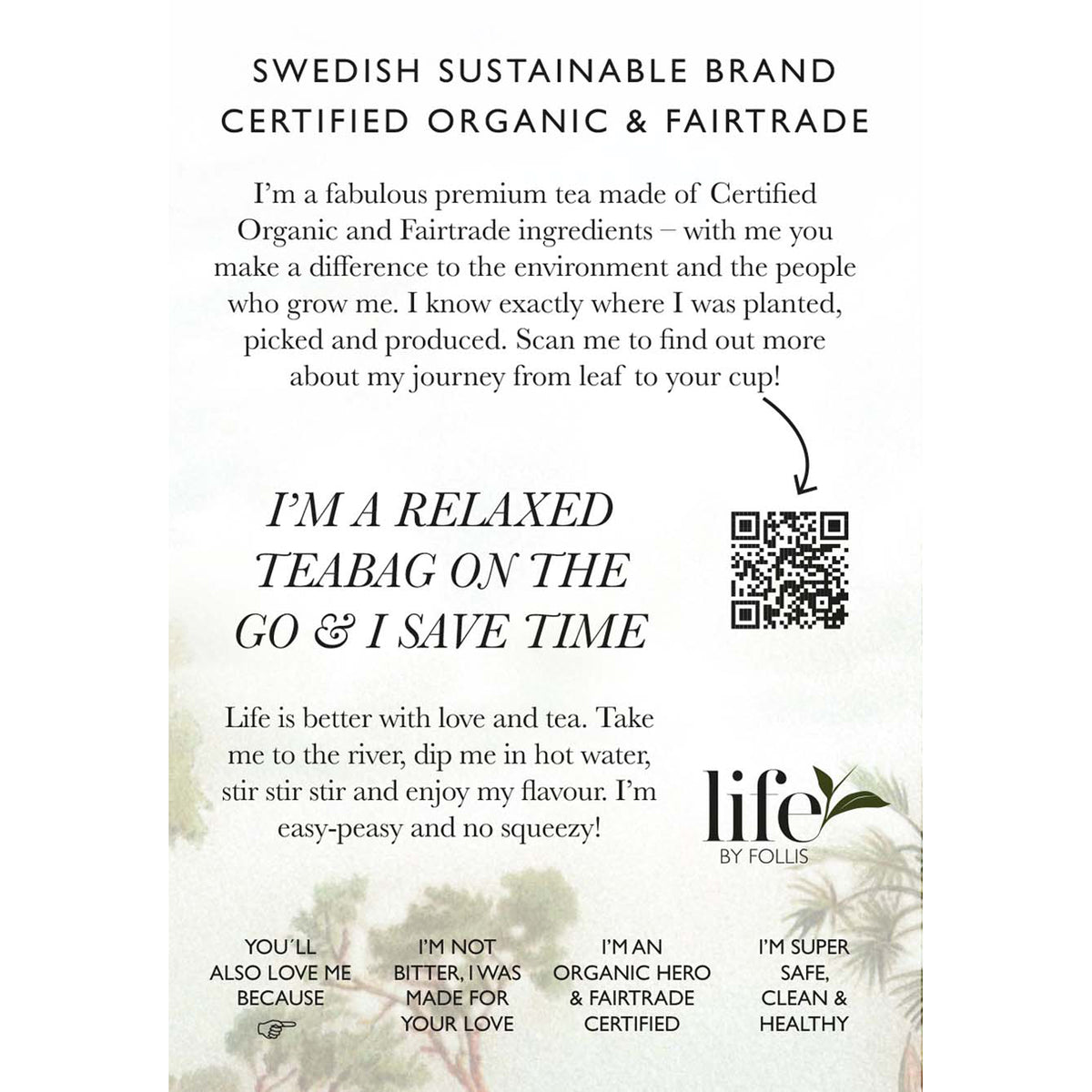 Coconut Pineapple Green Tea, Organic, 20 Tea Bags, 35g