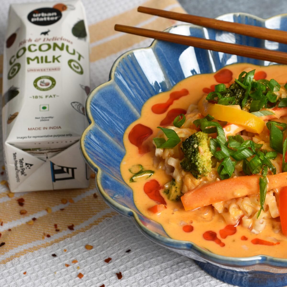 Urban Platter Coconut Milk, 250ml, Pack of 21 (18% Fat, 100% Natural & Unsweetened, Ideal for Curries, Baking & Desserts) - product image 4