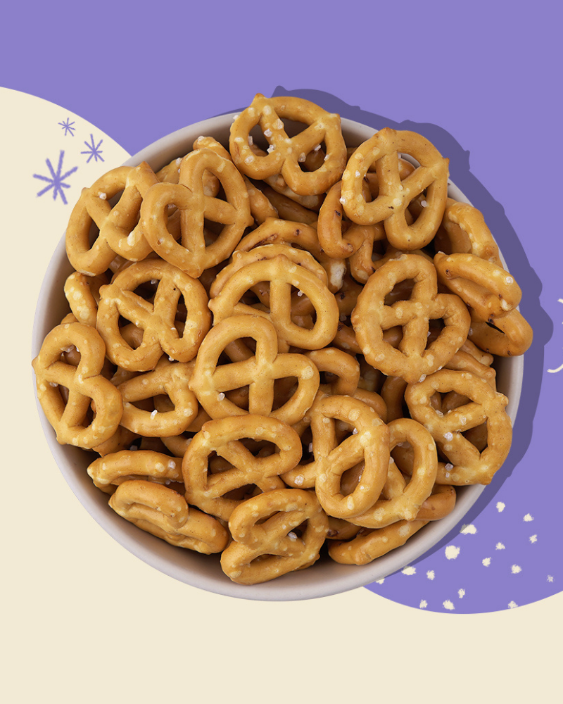 Atom Eats Salted Pretzel Mini Knots, 30g