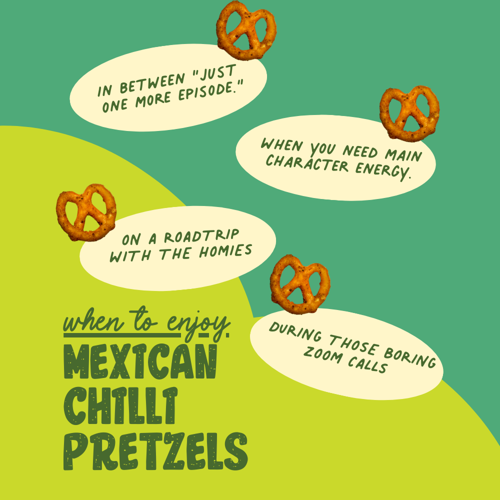 Atom Eats Mexican Chilli Pretzels, 30g