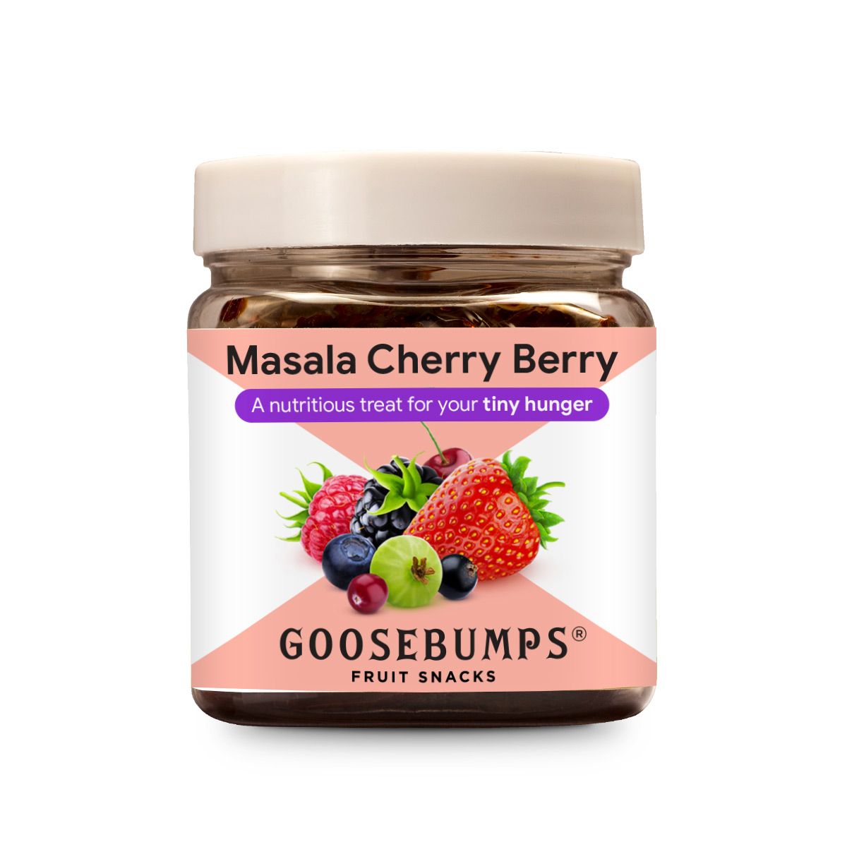 Goosebumps Masala Cherry Berry | Dried Mix Berries | Dehydrated Berries | Chatpata Cherry Berry Healthy Snack for kids and adults | 150 gms