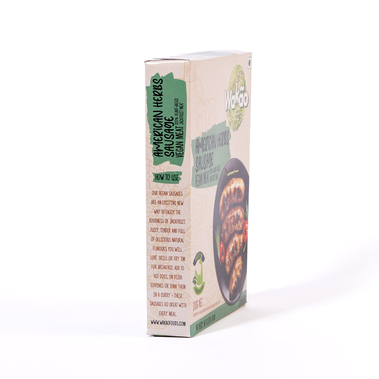 Wakao American Herb Sausages, 200g (Ready to cook)