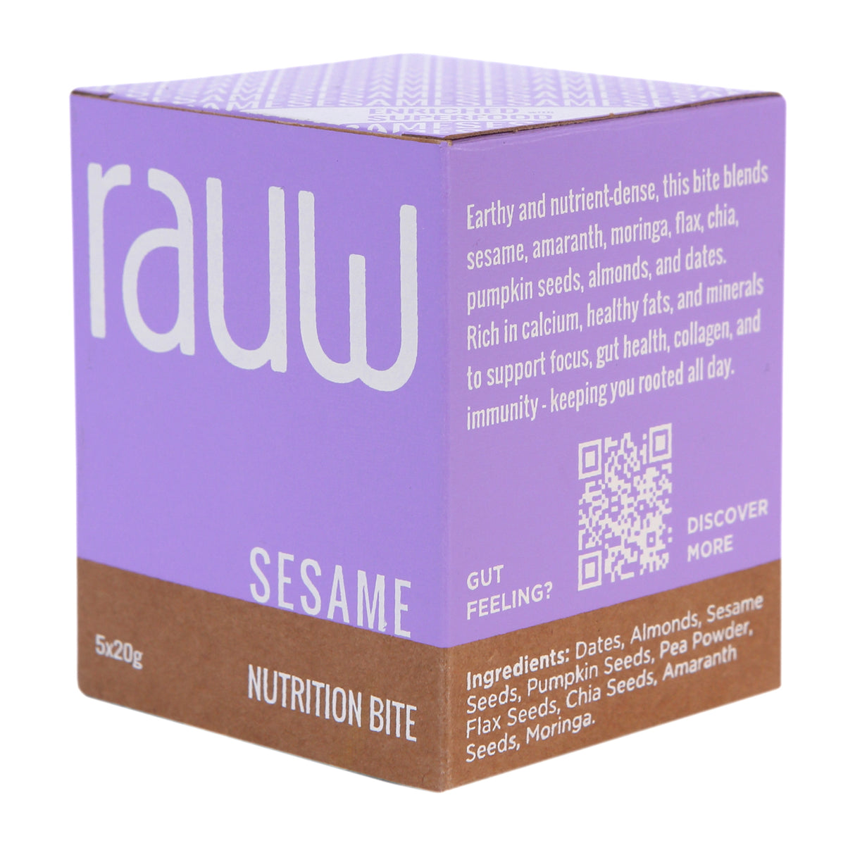 Rauw Sesame Nutrition Bite, 100g (5x20g)