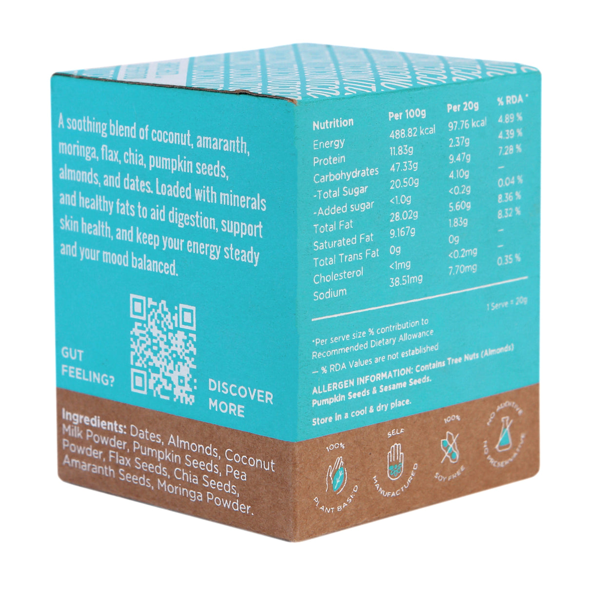 Rauw Coconut Nutrition Bite, 100g (5x20g)