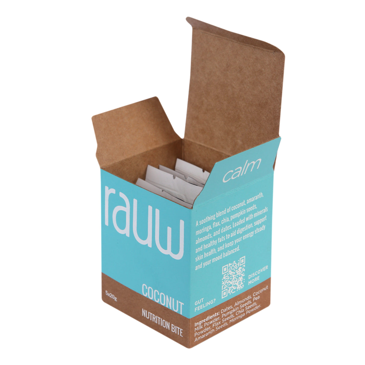 Rauw Coconut Nutrition Bite, 100g (5x20g)