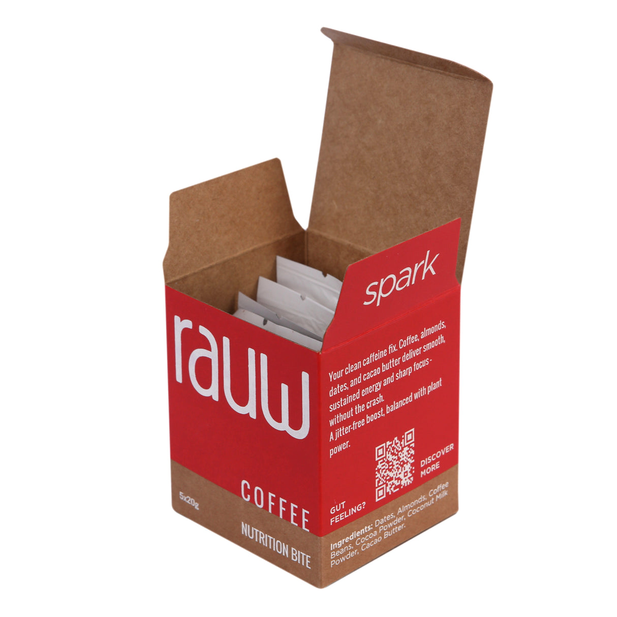 Rauw Coffee Nutrition Bite, 100g (5x20g)
