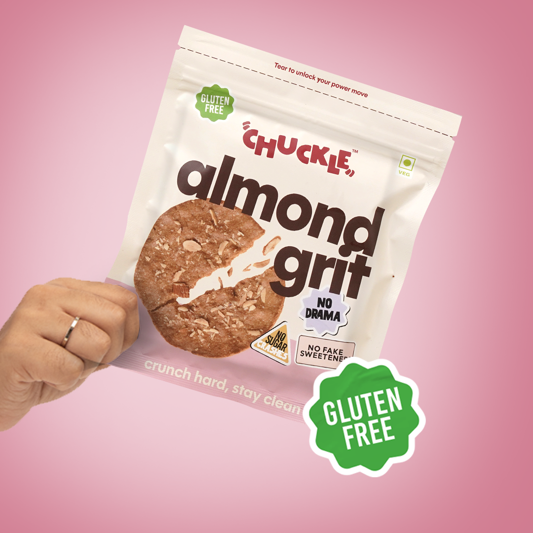 Chuckle Almond Grit Cookie,50g (Almond, Gluten-Free, No Palm Oil) - product image 3