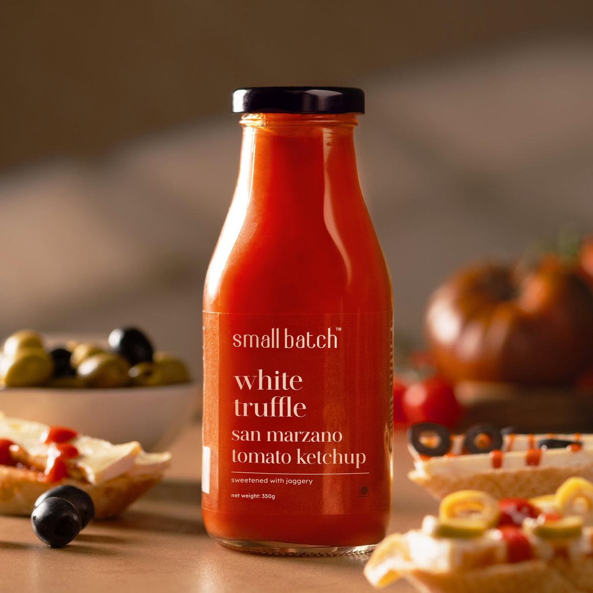 Small Batch White Truffle San Marzano Tomato Ketchup, 350g