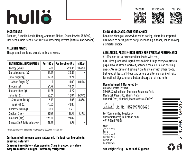 The Natural Protein Bar – Sea Salt Chocolate (6x47g)