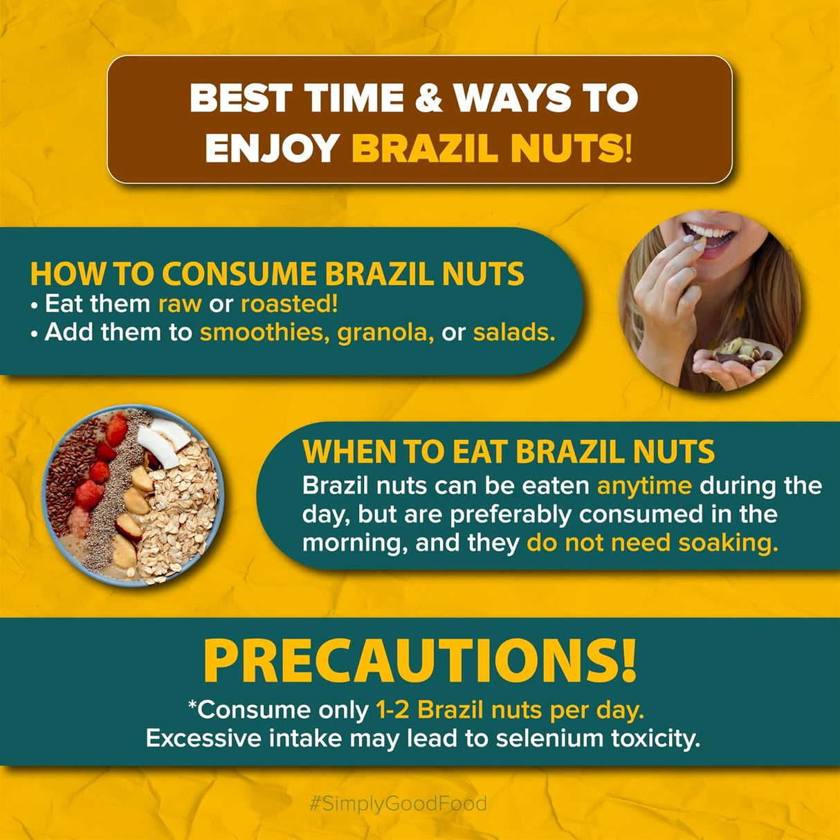 Urban Platter Brazil Nuts, 500g (Rich in Selenium | Superfood | Have 1 Daily | Product of Peru)