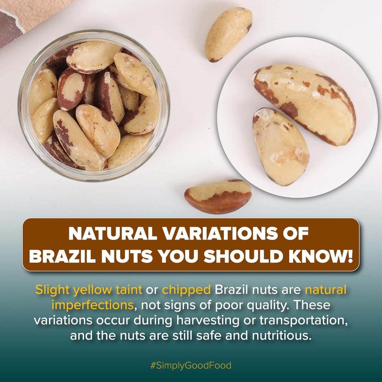 Urban Platter Brazil Nuts, 500g (Rich in Selenium | Superfood | Have 1 Daily | Product of Peru)