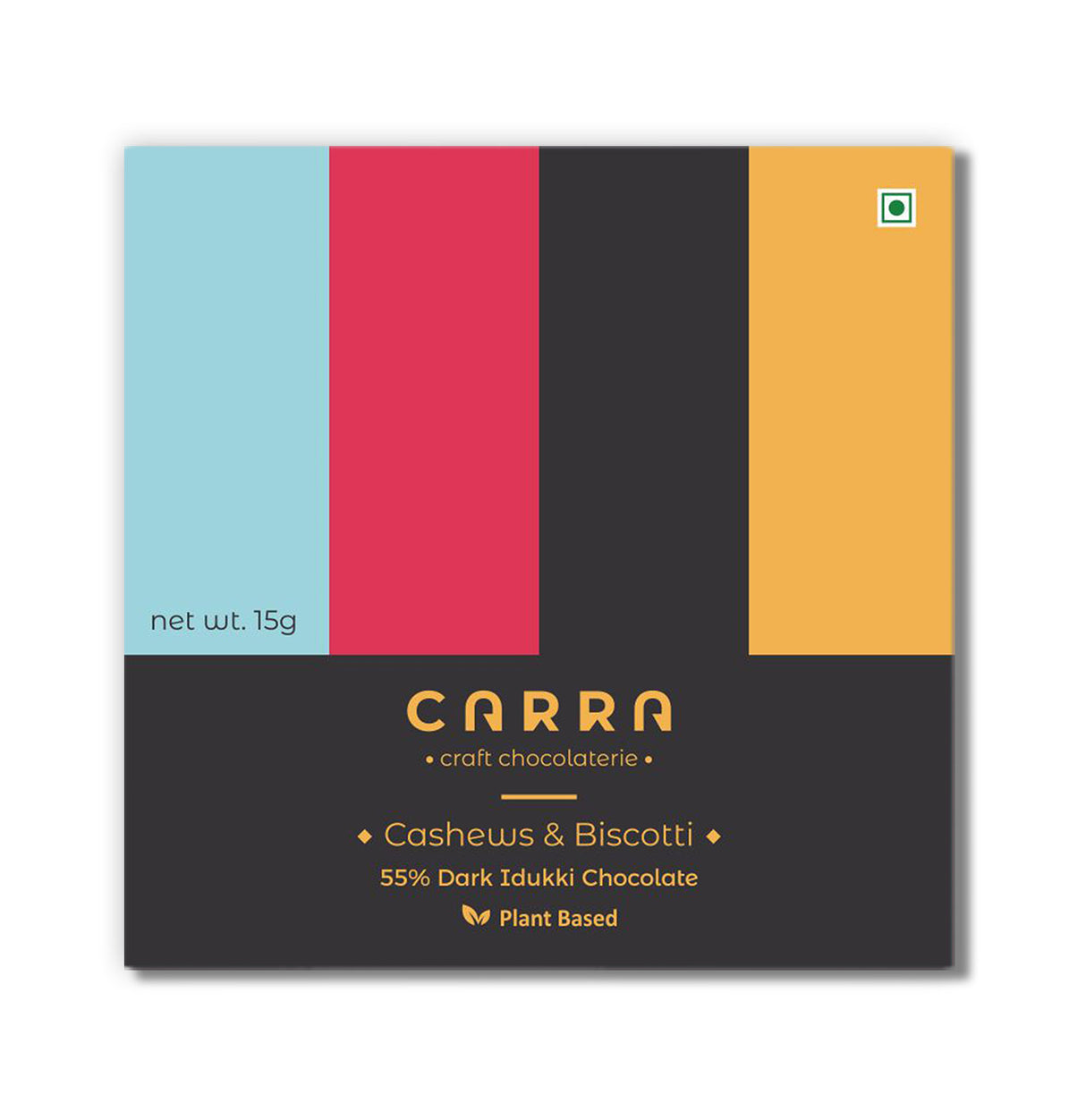 Carra Miniature Chocolate Bars, 120g - Gifting box of 8 combo bars (8x15gm)