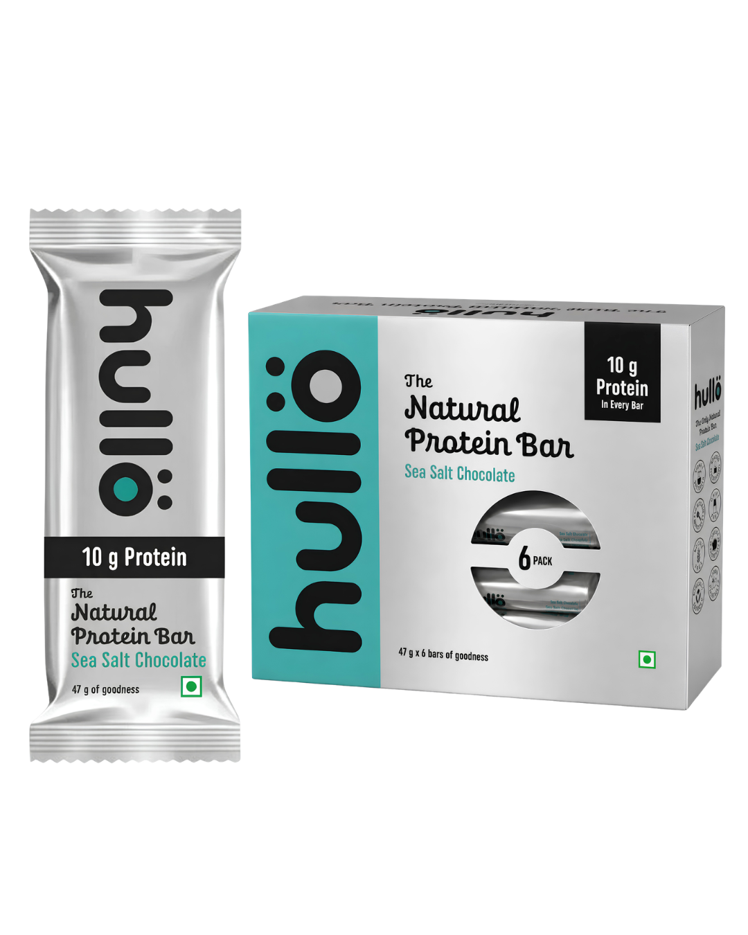 The Natural Protein Bar – Sea Salt Chocolate (6x47g)