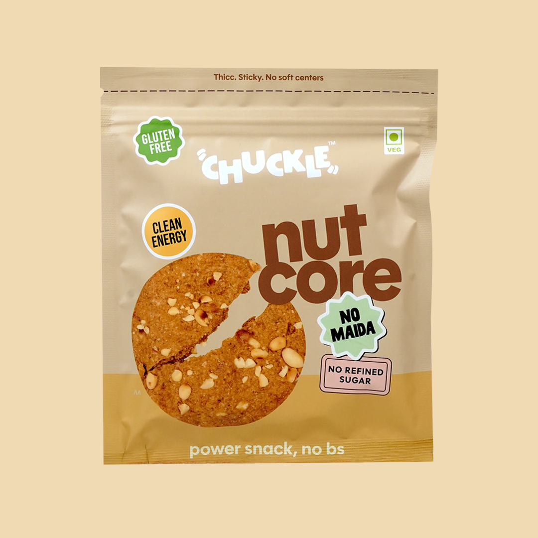 Chuckle Nutcore Cookie,50g (Peanut Butter, Gluten-Free, No Palm Oil)