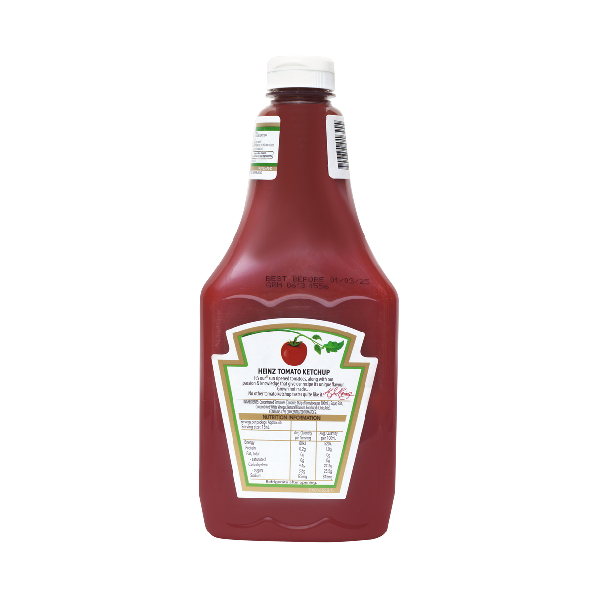 Heinz Tomato Ketchup, 1L (Classic Tomato Sauce Made with Vine-Ripened Tomatoes)