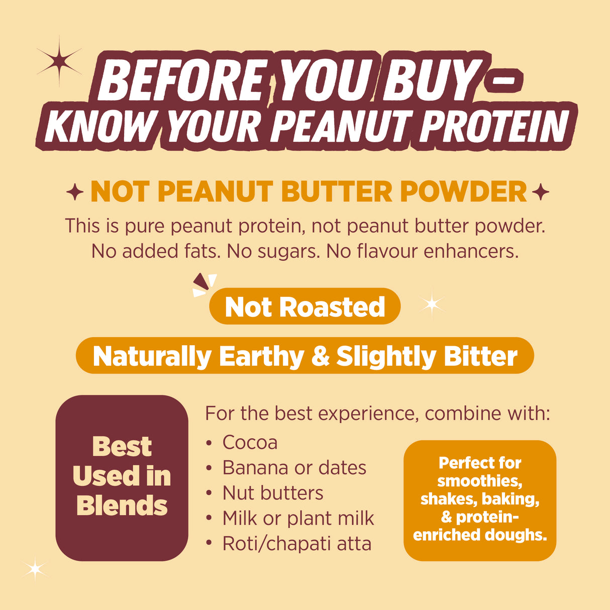 Urban Platter Peanut Protein Powder, 500g (Plant-Based Protein, Low Fat, Ideal for Protein Additions to your Daily Meals) - product image 5