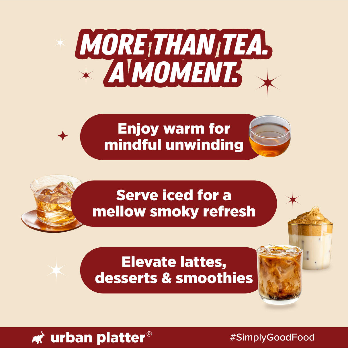 Urban Platter Japanese Hojicha Green Tea, 20g (Low Caffeine, Roasted Green tea, Coarsely Ground for the perfect brew.)