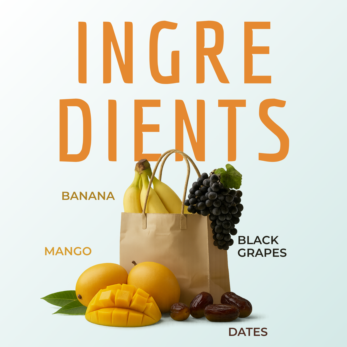 HULLO The Only Fruit Bar - Mango, 180g (6x30g)