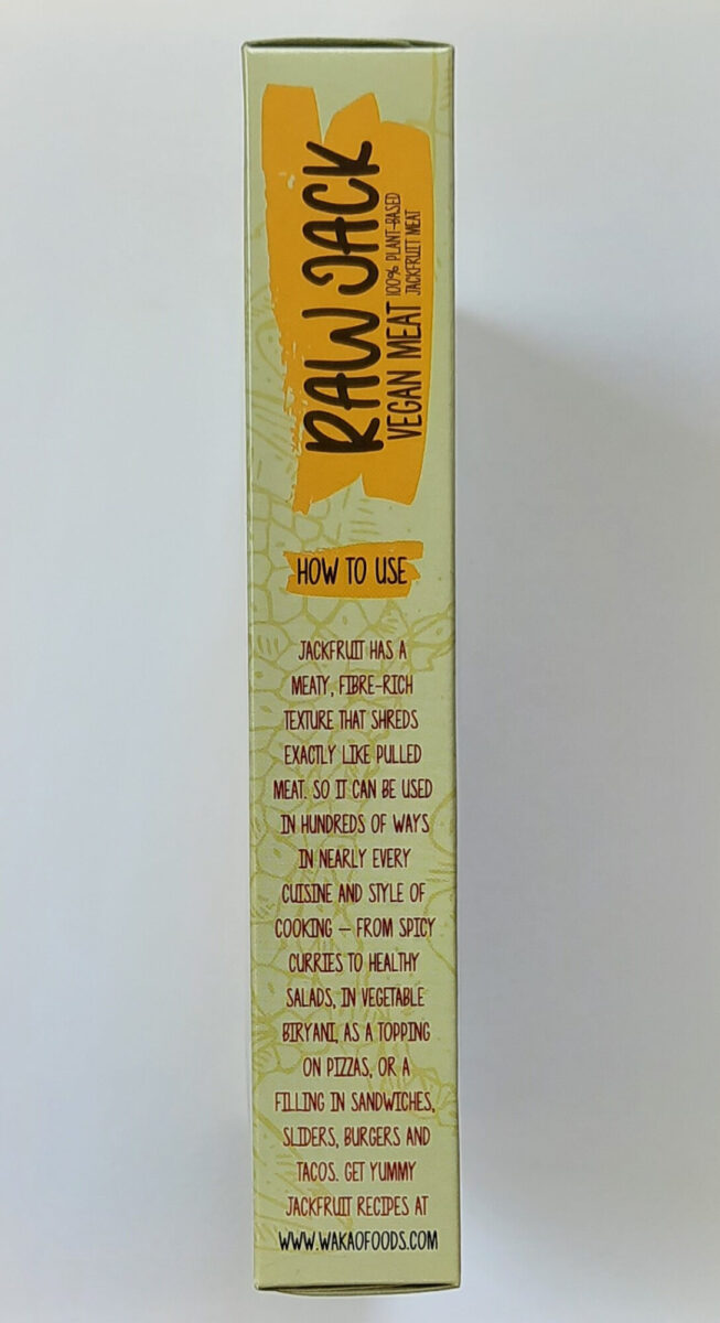 Wakao Raw Jack Plant-based Meat, 300g (Jack Fruit Meat, 100 % Plant-Based)