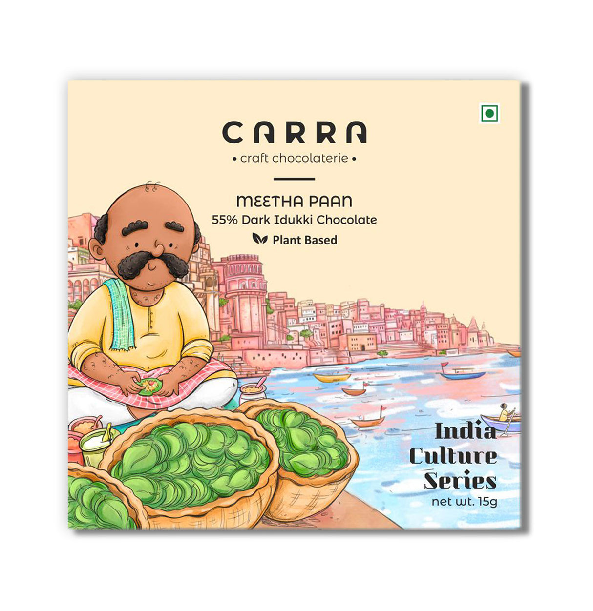 Carra Miniature Chocolate Bars, 120g - Gifting box of 8 combo bars (8x15gm)