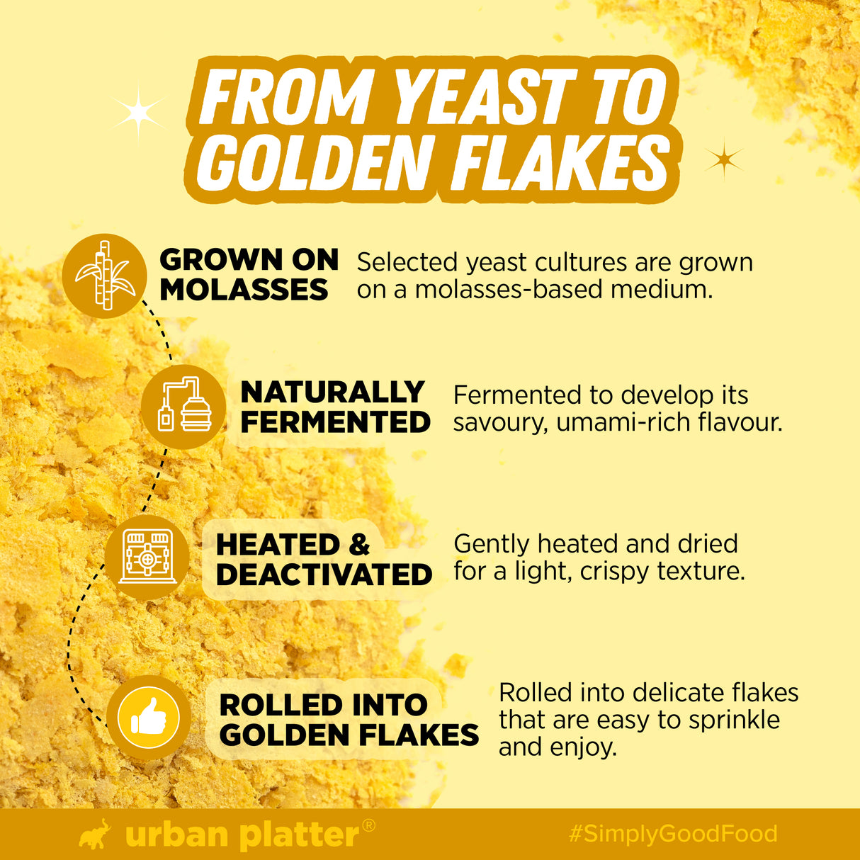 Nutritional Yeast Flakes, 50g (Rich in Vitamin B12, Gluten-free, Perfectly Plant-Based Nutty and Cheesy Nooch, Savoury Seasoning)
