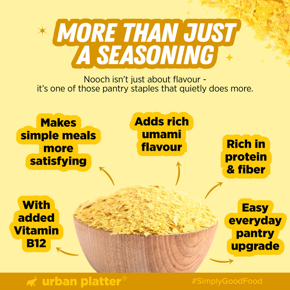 Nutritional Yeast Flakes, 100g (Rich in Vitamin B12, Gluten-free, Plant-Based, Nutty Cheesy Nooch, Savoury Seasoning)
