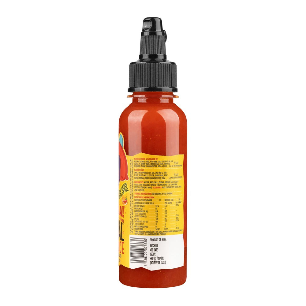 Hotchaa! Original Hot Sauce, 170g (Made with Fermented Chillies, NO MSG, is Light, Pungent, Sharp, Spicy & Flavourful )