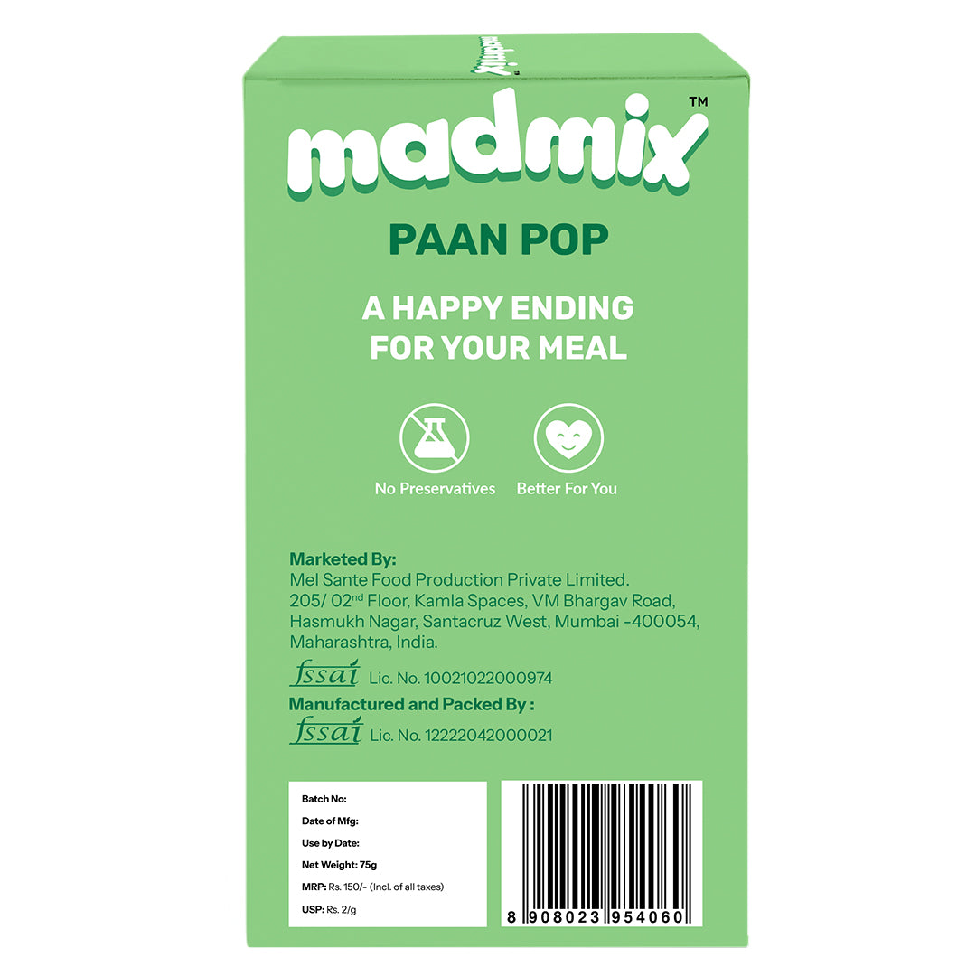 Madmix Paan Flavoured Raisins, 15g