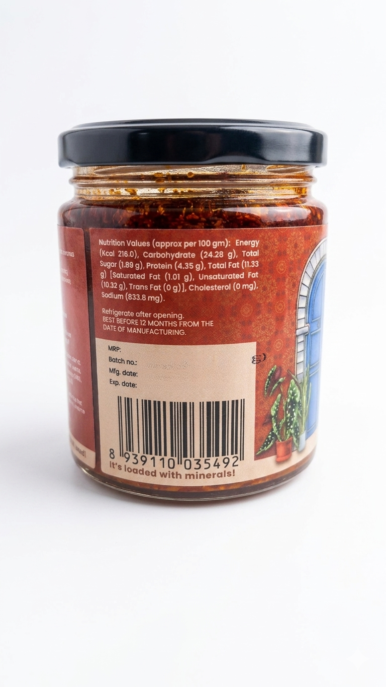 Chilzo Red Harissa,200g (Authentic Harissa, Made with Dried Red Chilies, No Artificial Colors/Flavors, Dip, Stir-fry, Marinate)