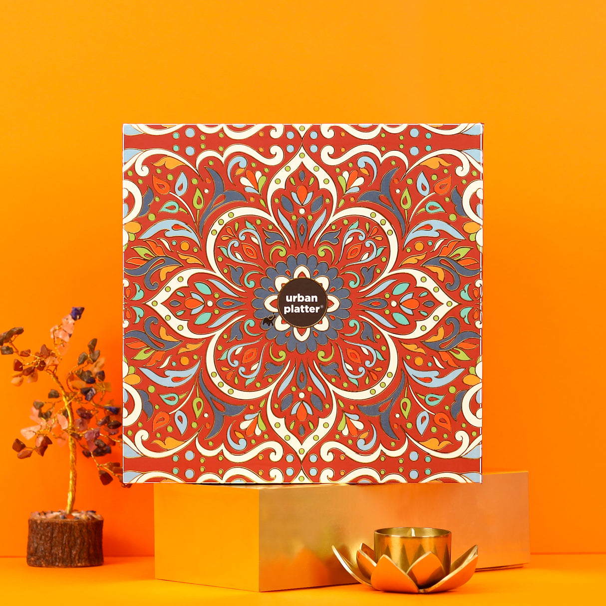 Urban Platter Regal Radiance Hamper (Intricate Traditional Keepsake | Premium Assortment | Modern & Traditional Fusion)