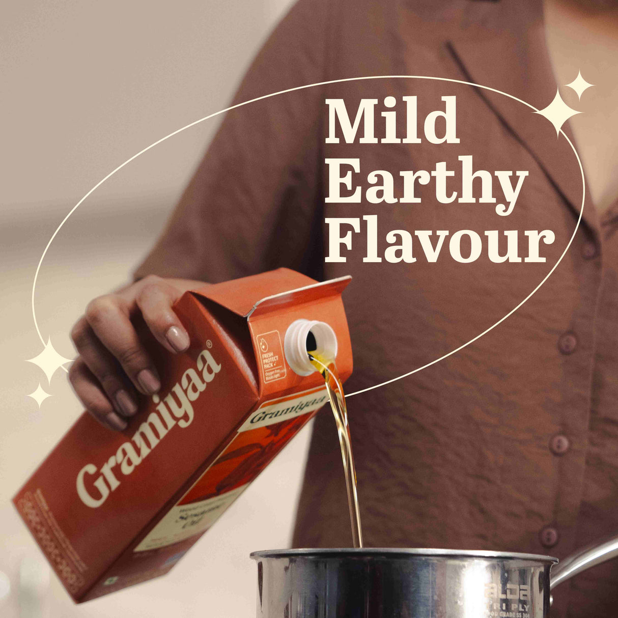 Gramiyaa Sesame Oil - Wood Cold Pressed Oil 1L
