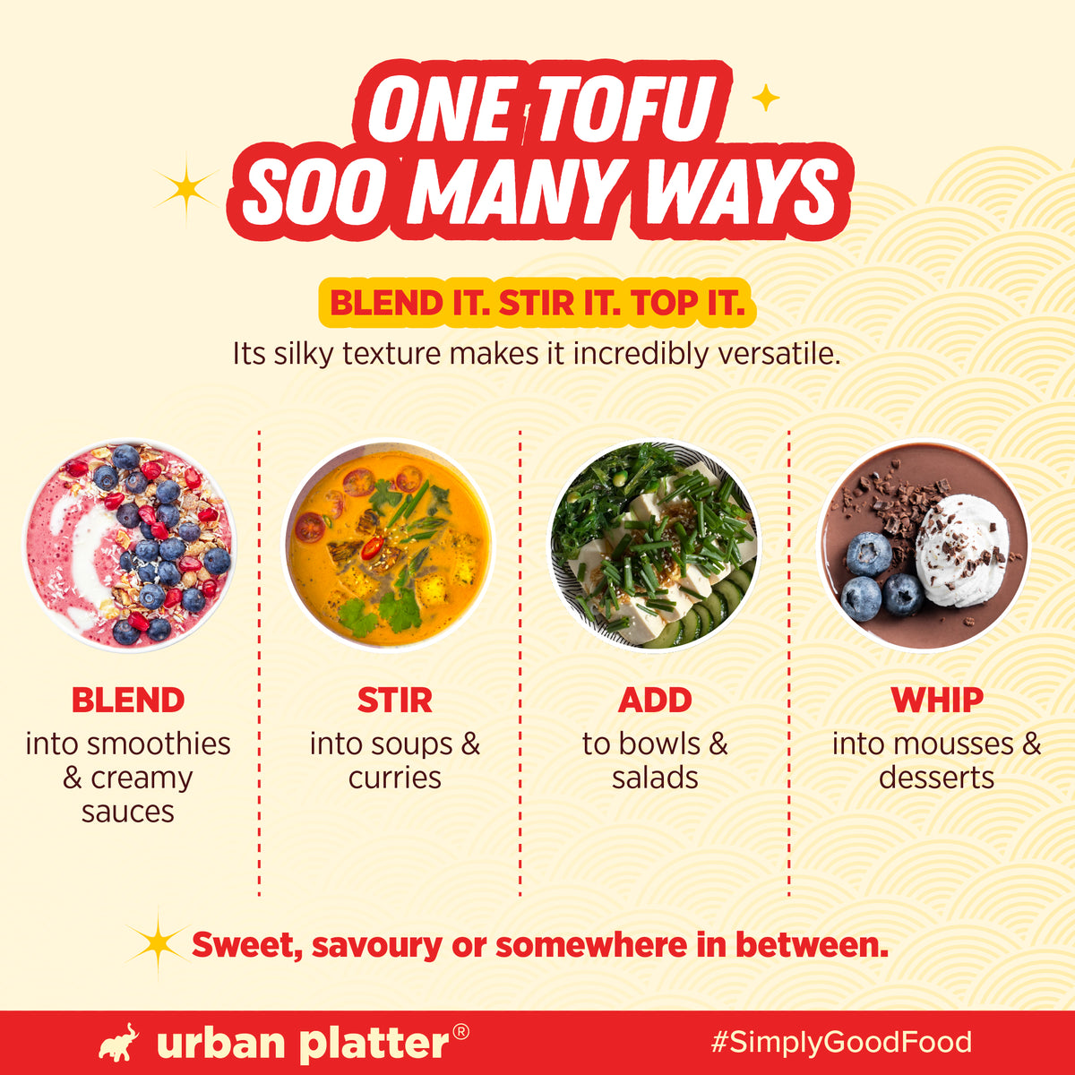 Silken Tofu, 300g (Delicate, Smooth & Creamy | Soft Tofu for Blending, Cooking and Desserts)