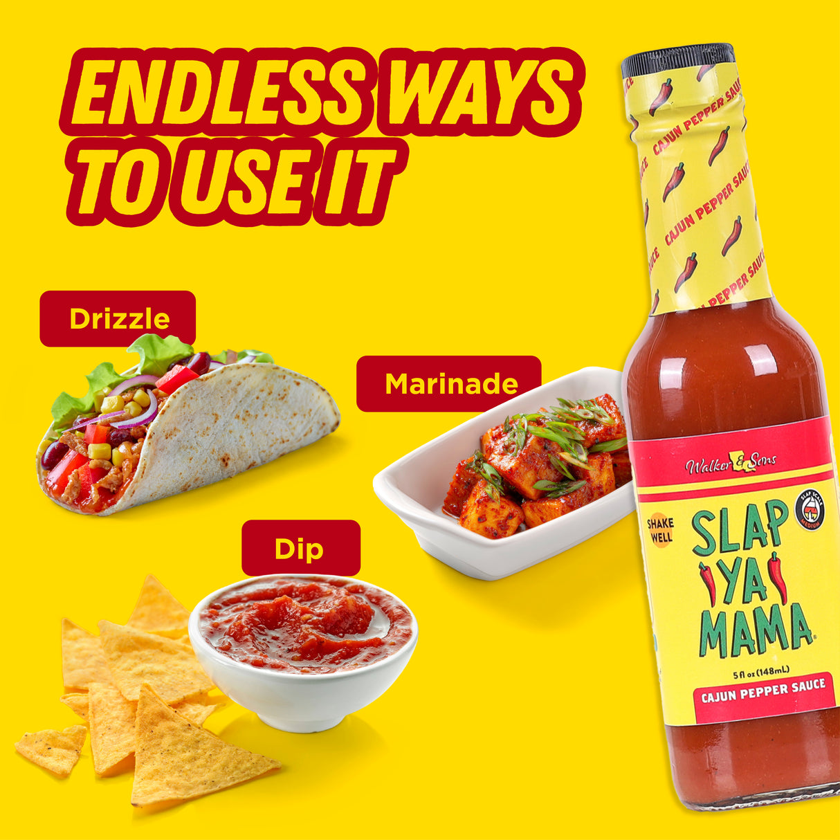 Slap Ya Mama Louisiana Style Cajun Pepper Sauce, 148ml (Bold Pepper Flavor for Everyday Cooking | No MSG, Gluten Free) - product image 5