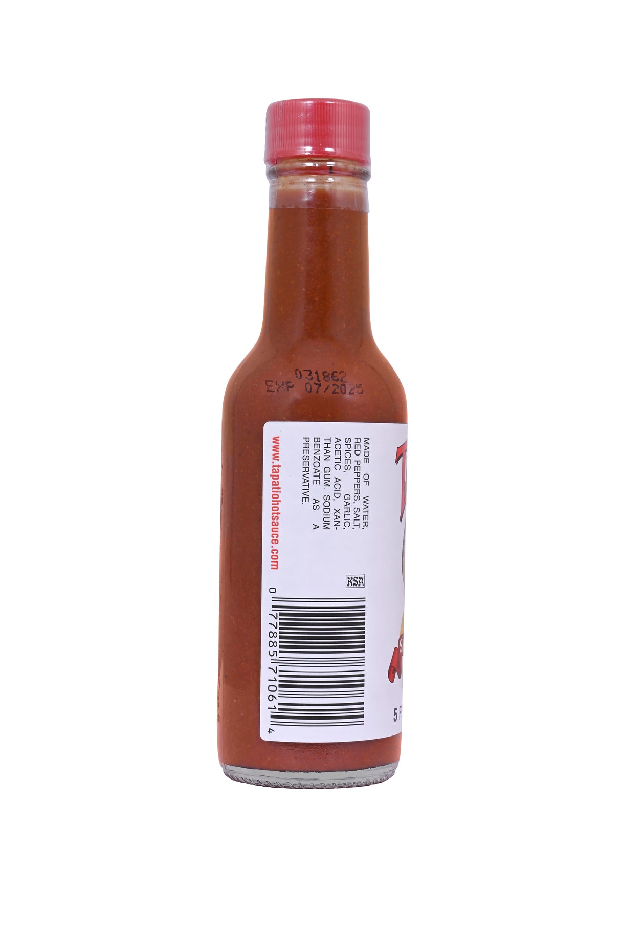 Tapatio Hot Sauce, 148ml ( Mexican-Style Hot Chili Sauce with Red Chilies, Garlic & Spices)