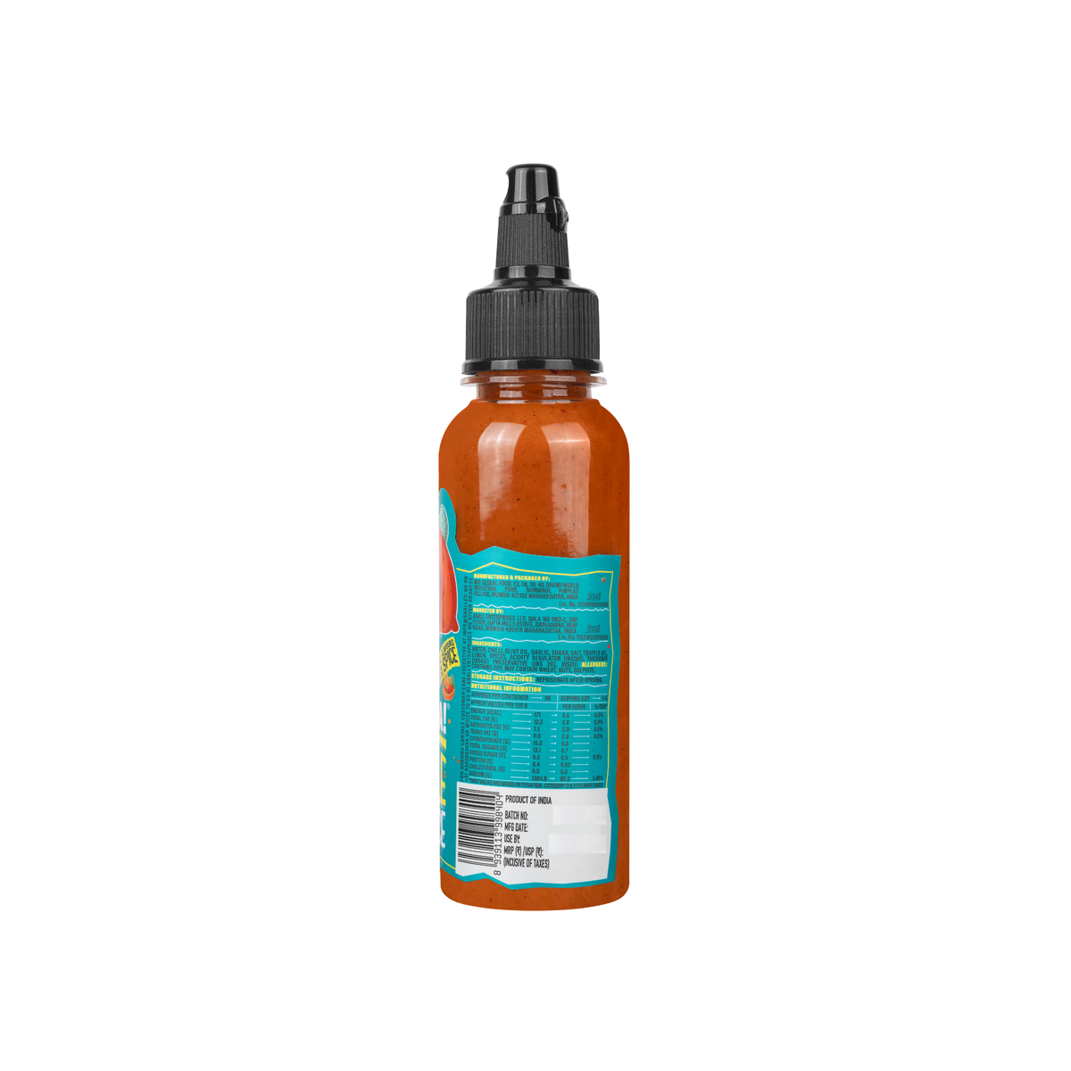 Truffle Spicy Hot Sauce, 170g (Made with Olive Oil, NO MSG, Perfect Blend of Umami & Spice)