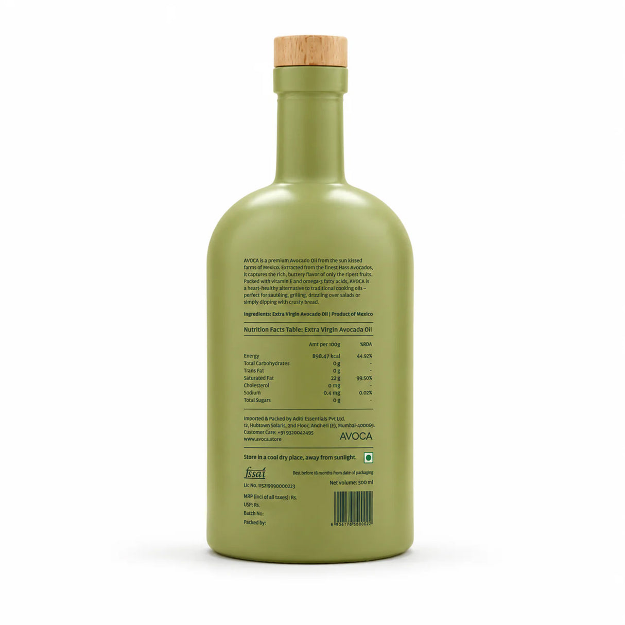 Premium Avocado Oil, 500ml