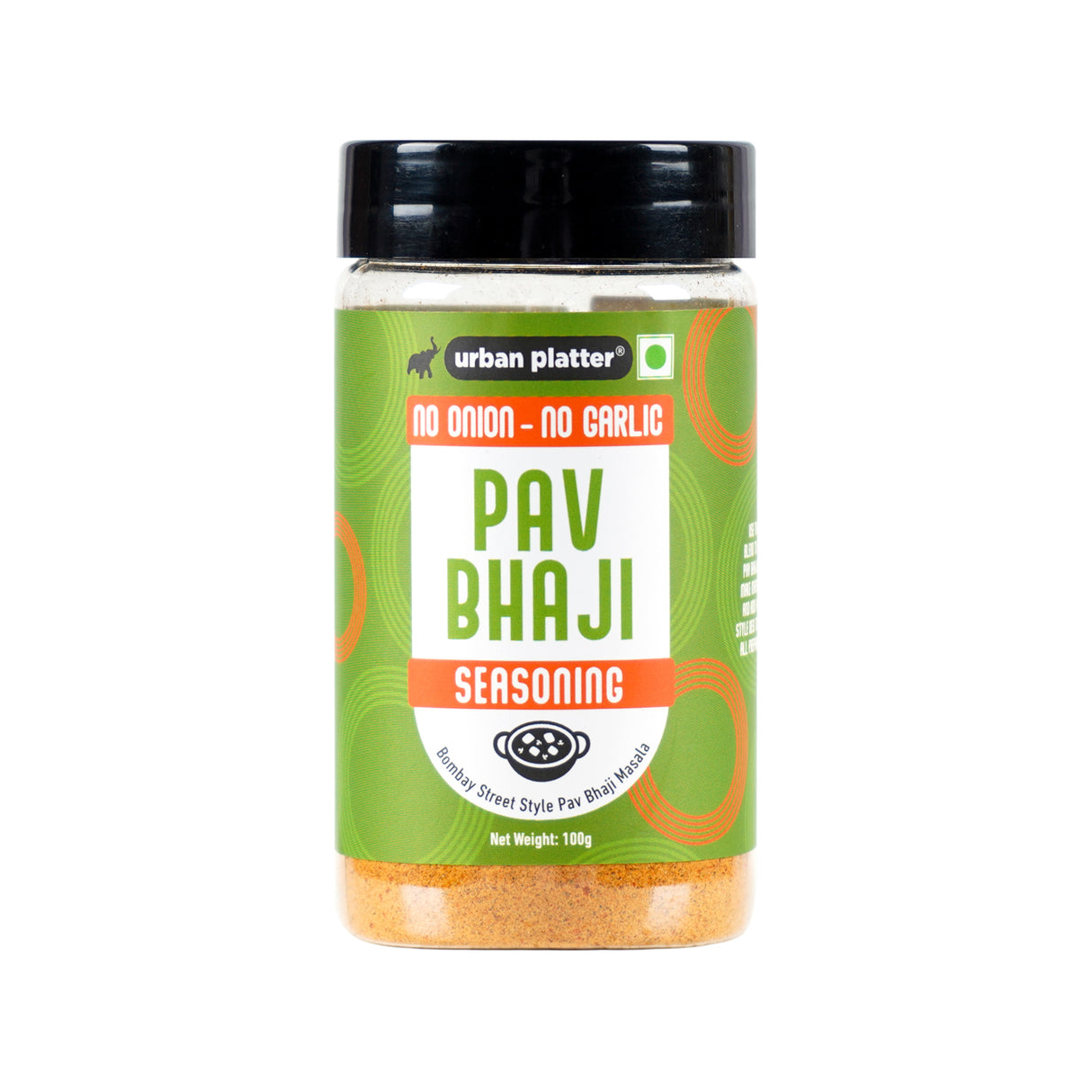 Urban Platter Jain Pav Bhaji Seasoning, 100g (Street Style Pav Bhaji Masala, Masala Pav and Tawa Pulav)