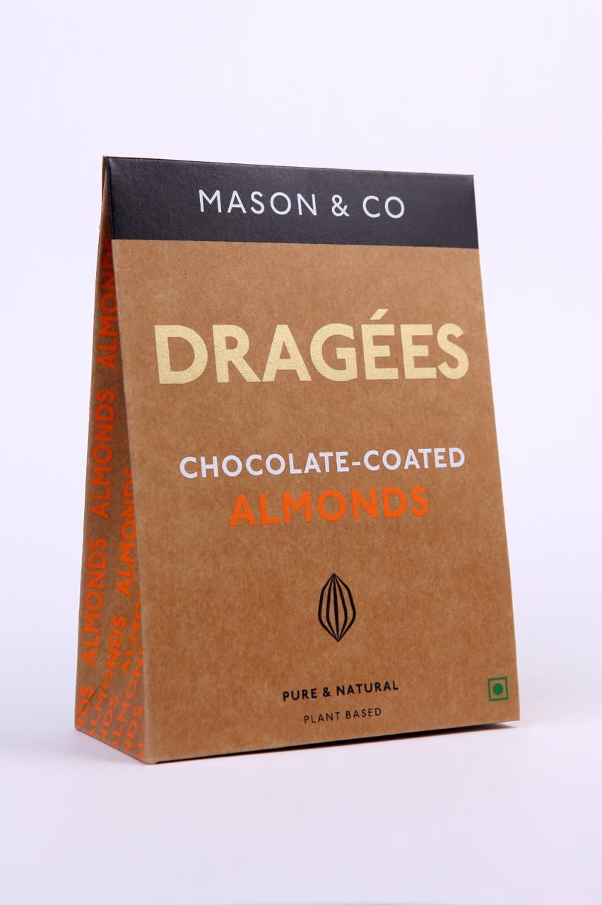 Mason & Co. Chocolate coated nuts - Dragees- Cashew, 150g
