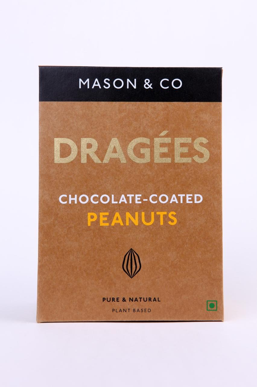 Mason & Co. Chocolate Coated Nuts  - Dragees - Peanut, 150g