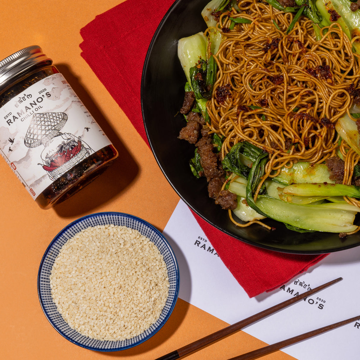 Black Bean Chilli Oil, 240g (Fermented Black Bean & 5 Chilli Blend | Umami Chilli Oil | No MSG | No Soy Sauce)