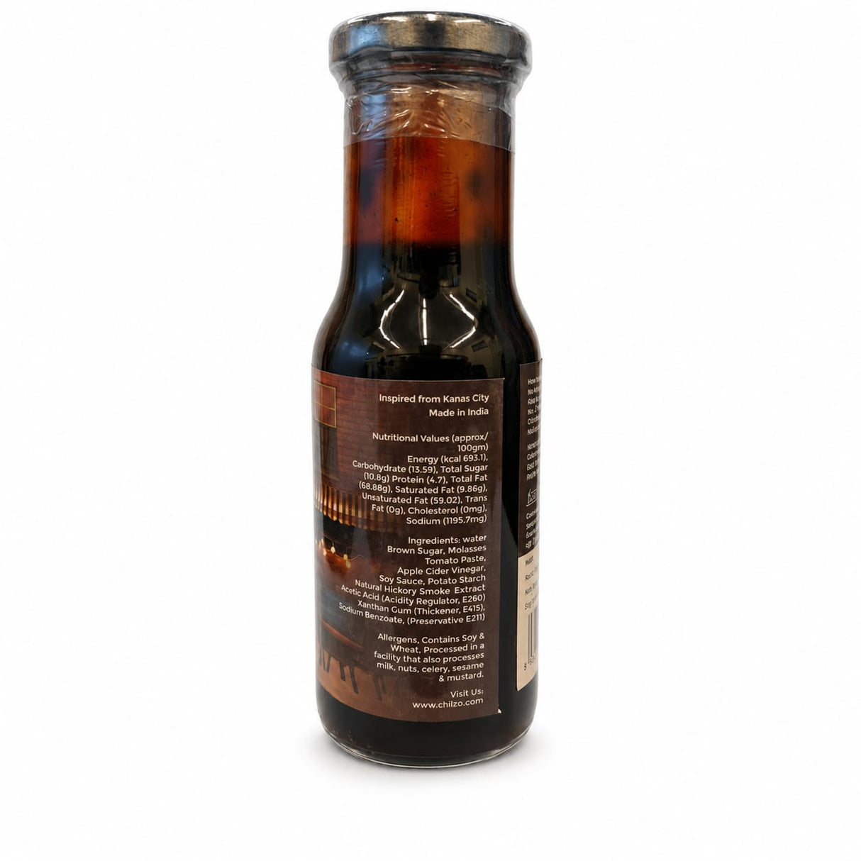 Hickory Barbecue Sauce,200g (Classic Smoky BBQ Sauce, No Added Colors or Flavours, Natural Hickory Smoke)