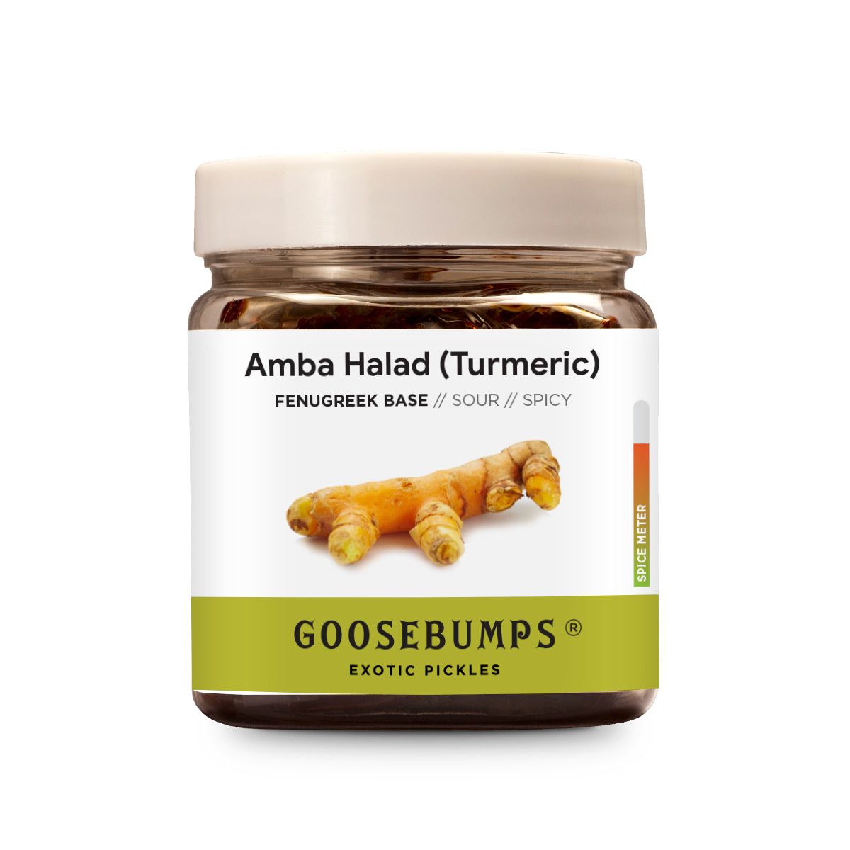 Goosebumps Amba Halad (Turmeric) Pickle|Haladi ka Aachar|Immunity Boosting Pickle|Turmeric Pickle|Til Oil Based Pickle| Preservative Free Pickle, 250g
