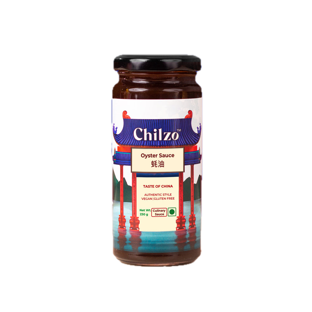 Chilzo Vegeterian Oyster Sauce, 230g (Made With Shiitake Mushrooms, No Msg, No Artificial Flavors/Colors)