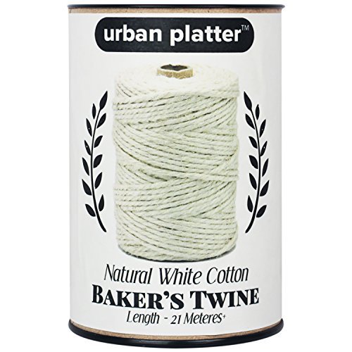 Urban Platter Bakers Kitchen Twine, 100% White Cotton