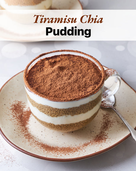 Chia Tiramisu Pudding